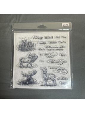 Close To My Heart D1703 Nature's Wish Seasons & Nature Acrylic Stamp Set
